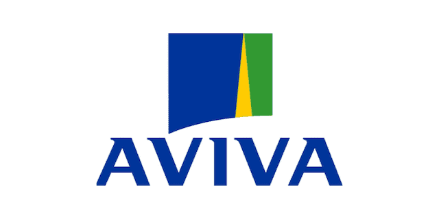 Aviva logo with a white background featuring onsite corporate massage.